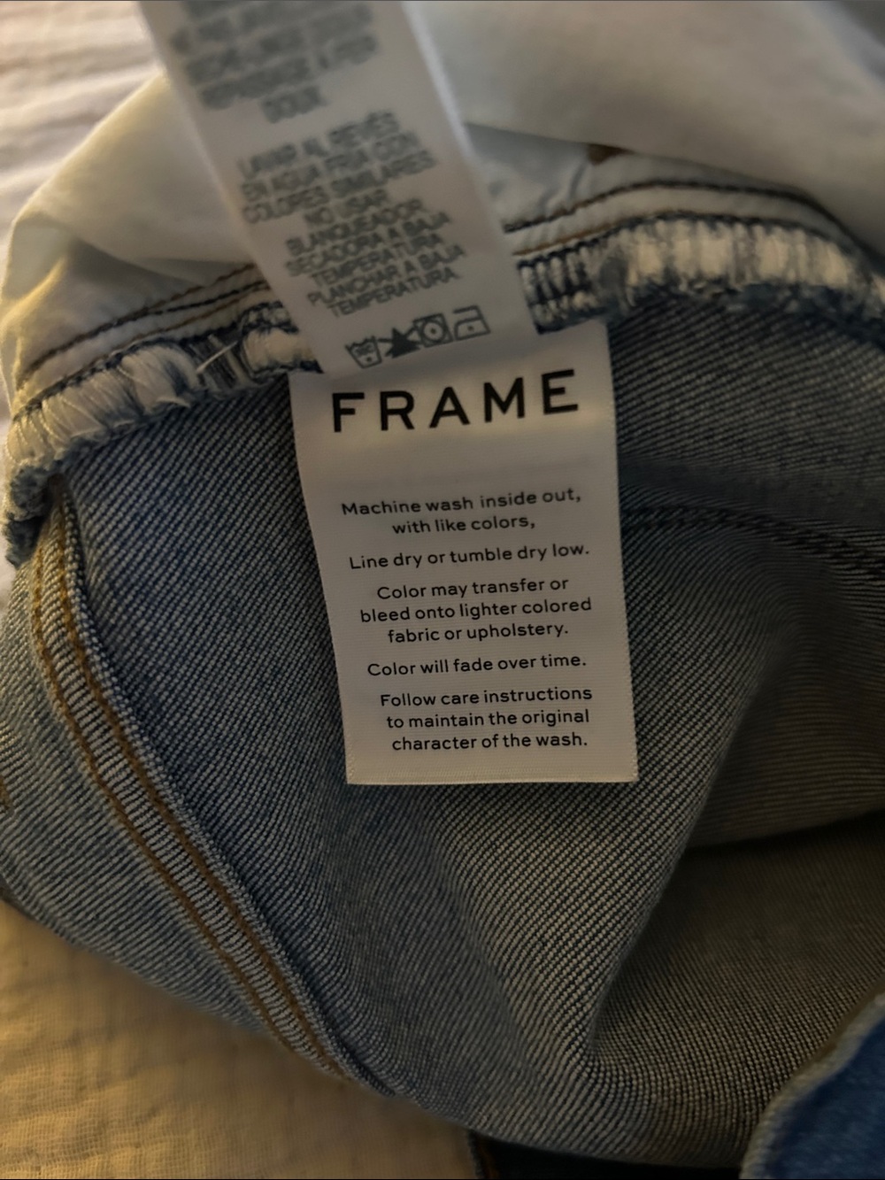 FRAME Denim "Le Slender" Straight Leg Jeans in the Thistle wash Size 25 - Picture 4 of 9